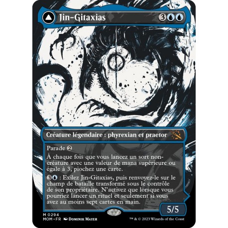 (FOIL) Bleue - (ALT) Jin-Gitaxias (M) [MOM]