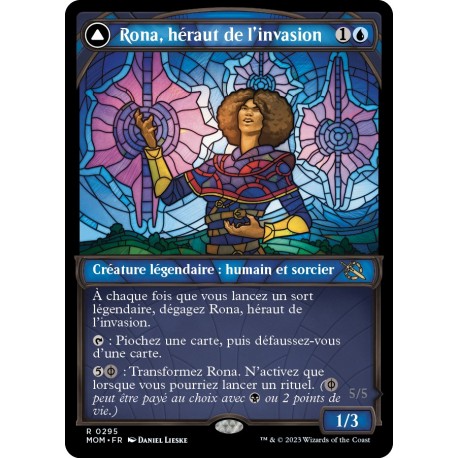 (FOIL) Bleue - (SC) Rona, héraut de l'invasion (R) [MOM]