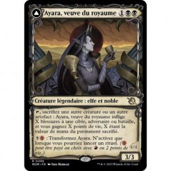 (FOIL) Noire - (SC) Ayara, veuve du royaume (R) [MOM]