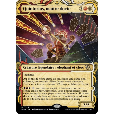 (FOIL) Multicolore - (SC) Quintorius, maître docte (R) [MOM]