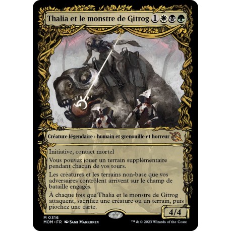 (FOIL) Multicolore - (SC) Thalia et le monstre de Gitrog (M) [MOM]