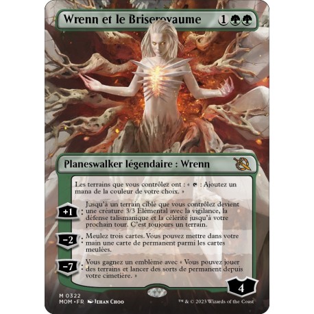 (FOIL) Verte - (ALT) Wrenn et le Briseroyaume (M) [MOM]