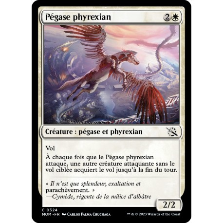 (FOIL) Blanche - Pégase phyrexian (C) [MOM]