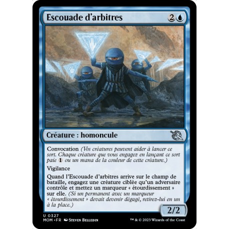 (FOIL) Bleue - Escouade d'arbitres (U) [MOM]