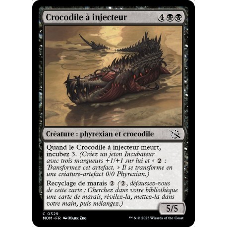 (FOIL) Noire - Crocodile à injecteur (C) [MOM]