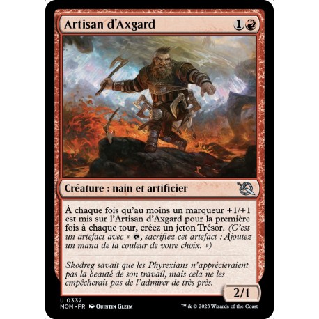 (FOIL) Rouge - Artisan d'Axgard (U) [MOM]