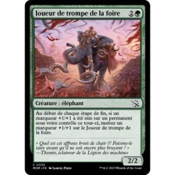 (FOIL) Verte - Joueur de trompe de la foire (C) [MOM]