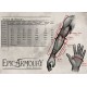 Protection de main (Hand Protection) pour DROITIER - Couleur : MARRON - Epic Armoury