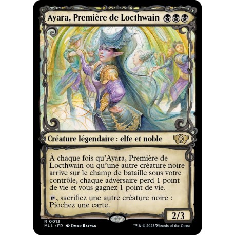 (Foil) Noire - Ayara, Première de Locthwain (R) [MUL]