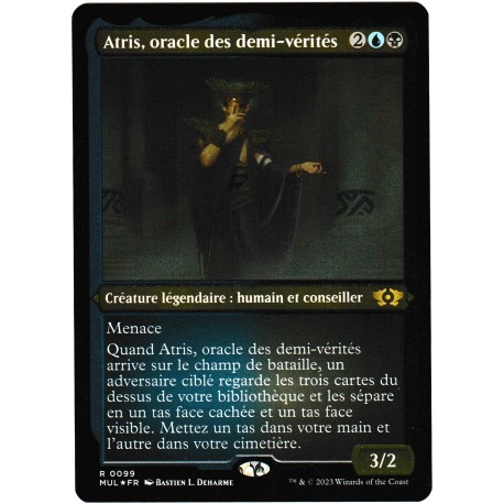 (Etched Foil) Multicolore - Atris, oracle des demi-vérités (R) [MUL]