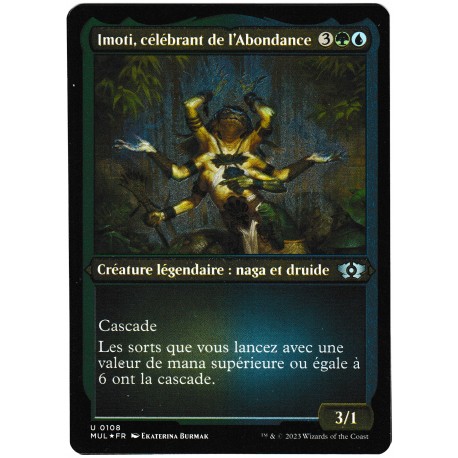 (Etched Foil) Multicolore - Imoti, célébrant de l'Abondance (U) [MUL]