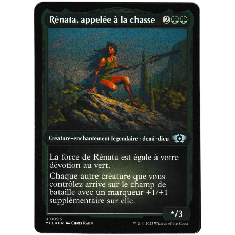 (Etched Foil) Verte - Rénata, appelée à la chasse (U) [MUL]
