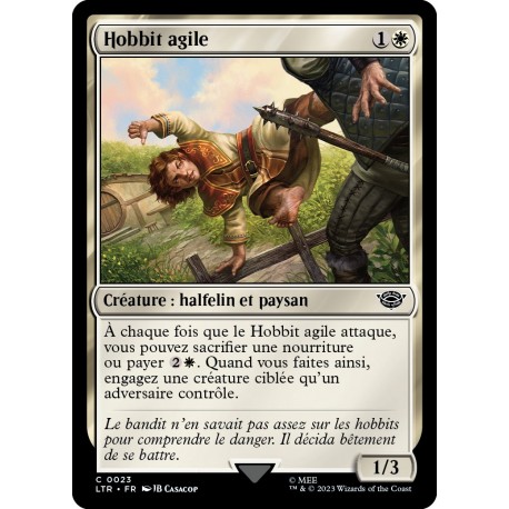 (Foil) Blanche - Hobbit agile (C) [LTR]