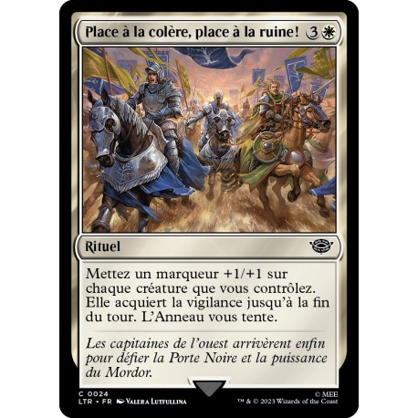 (Foil) Blanche - Place à la colère, place à la ruine ! (C) [LTR]