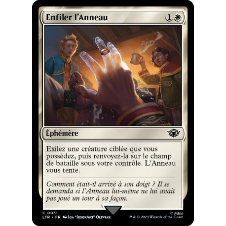(Foil) Blanche - Enfiler l'Anneau (C) [LTR]