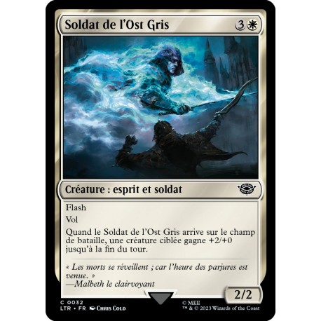(Foil) Blanche - Soldat de l'Ost Gris (C) [LTR]