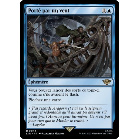 (Foil) Bleue - Porté par un vent (R) [LTR]