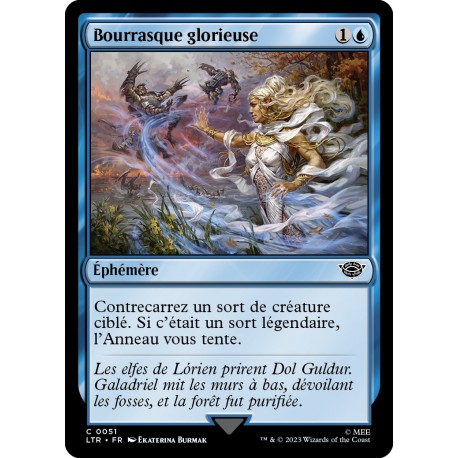 (Foil) Bleue - Bourrasque glorieuse (C) [LTR]
