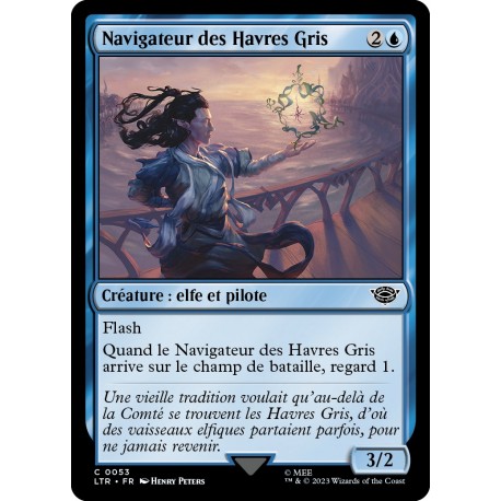 (Foil) Bleue - Navigateur des Havres Gris (C) [LTR]