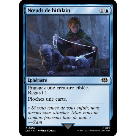 (Foil) Bleue - Nœuds de hithlain (C) [LTR]