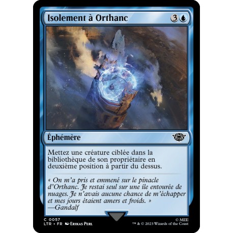 (Foil) Bleue - Isolement à Orthanc (C) [LTR]
