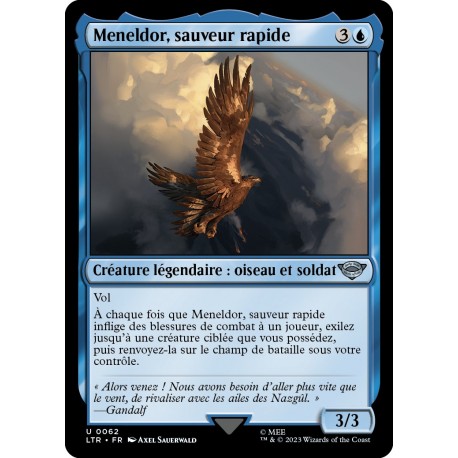 (Foil) Bleue - Meneldor, sauveur rapide (U) [LTR]
