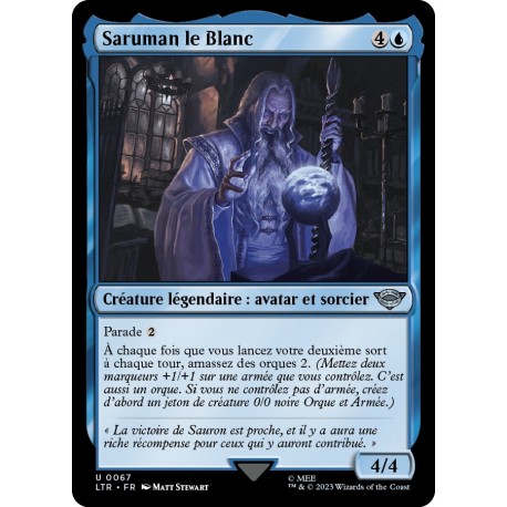 (Foil) Bleue - Saruman le Blanc (U) [LTR]