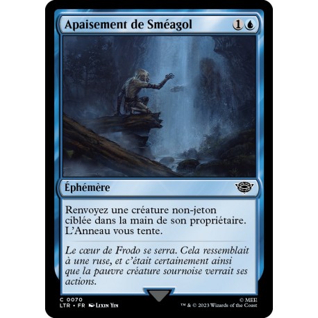 (Foil) Bleue - Apaisement de Sméagol (C) [LTR]