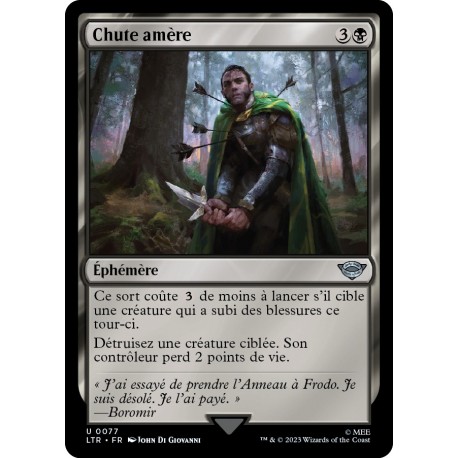 (Foil) Noire - Chute amère (U) [LTR]