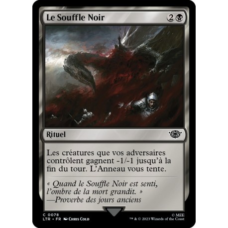 (Foil) Noire - Le Souffle Noir (C) [LTR]