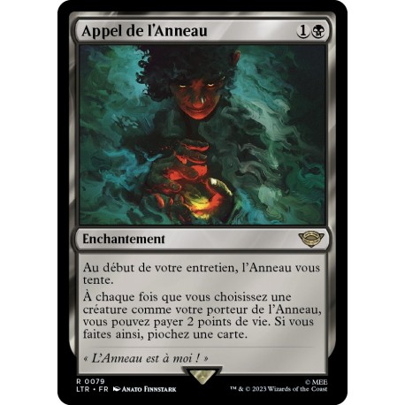 (Foil) Noire - Appel de l'Anneau (R) [LTR]