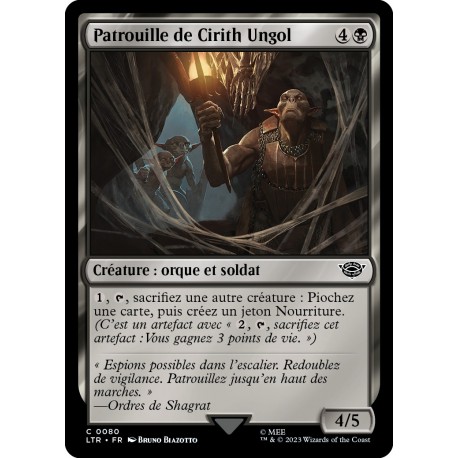(Foil) Noire - Patrouille de Cirith Ungol (C) [LTR]