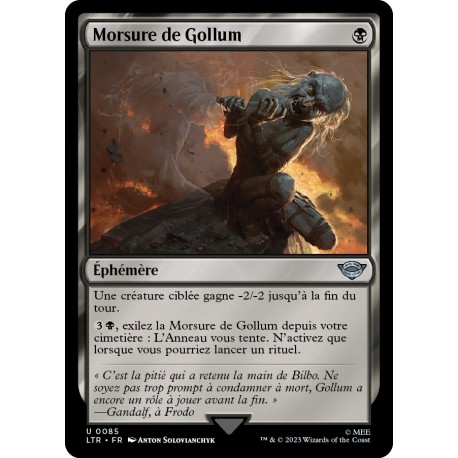 (Foil) Noire - Morsure de Gollum (U) [LTR]