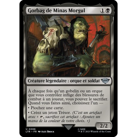 (Foil) Noire - Gorbag de Minas Morgul (U) [LTR]