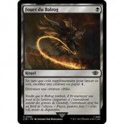 (Foil) Noire - Fouet du Balrog (C) [LTR]