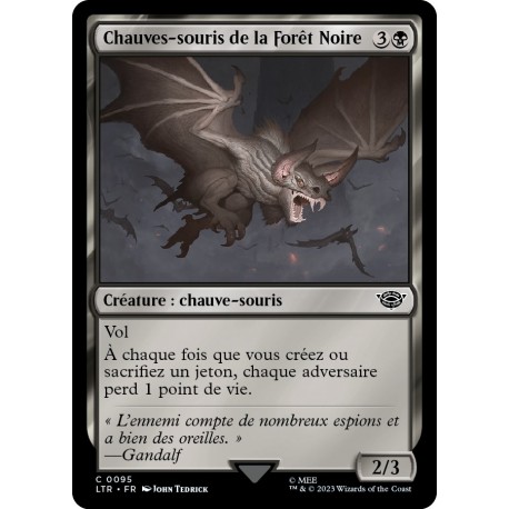 (Foil) Noire - Chauves-souris de la Forêt Noire (C) [LTR]