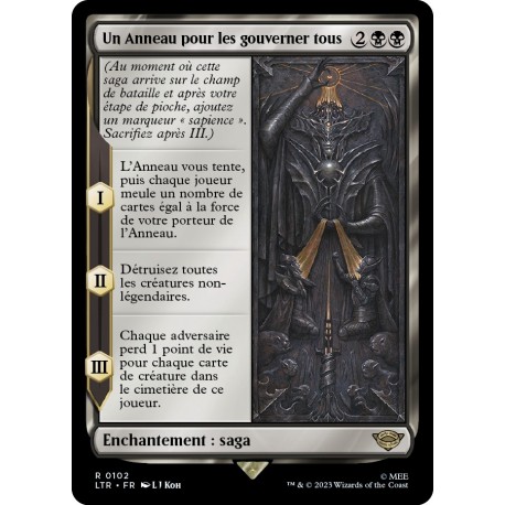 (Foil) Noire - Un Anneau pour les gouverner tous (R) [LTR]