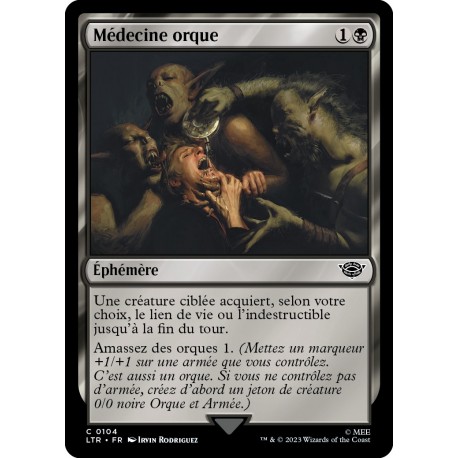 (Foil) Noire - Médecine orque (C) [LTR]