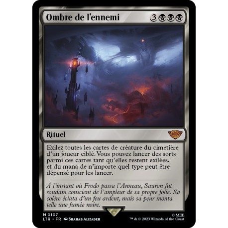 (Foil) Noire - Ombre de l'ennemi (M) [LTR]