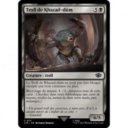 (Foil) Noire - Troll de Khazad-dûm (C) [LTR]