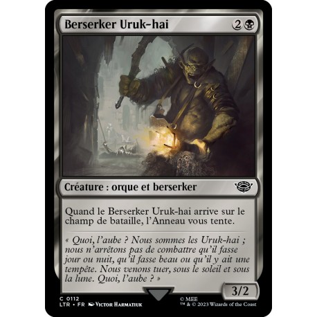 (Foil) Noire - Berserker Uruk-hai (C) [LTR]