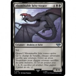 (Foil) Noire - Abominable bête vorace (U) [LTR]