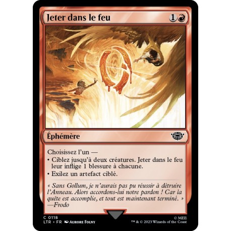(Foil) Rouge - Jeter dans le feu (C) [LTR]