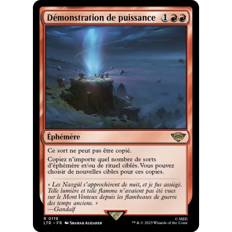 (Foil) Rouge - Démonstration de puissance (R) [LTR]