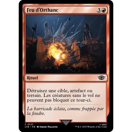 (Foil) Rouge - Feu d'Orthanc (C) [LTR]