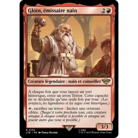 (Foil) Rouge - Glóin, émissaire nain (R) [LTR]