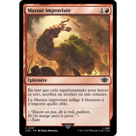 (Foil) Rouge - Massue improvisée (C) [LTR]