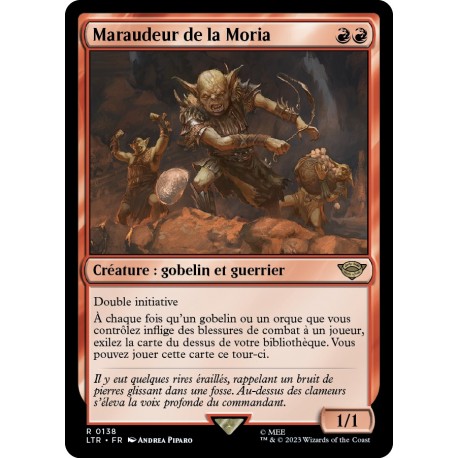 (Foil) Rouge - Maraudeur de la Moria (R) [LTR]