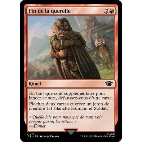 (Foil) Rouge - Fin de la querelle (C) [LTR]