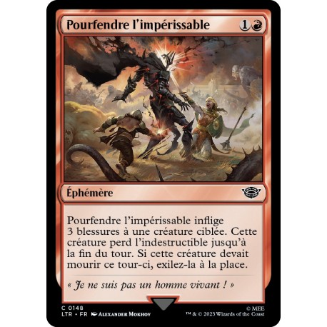 (Foil) Rouge - Pourfendre l'impérissable (C) [LTR]